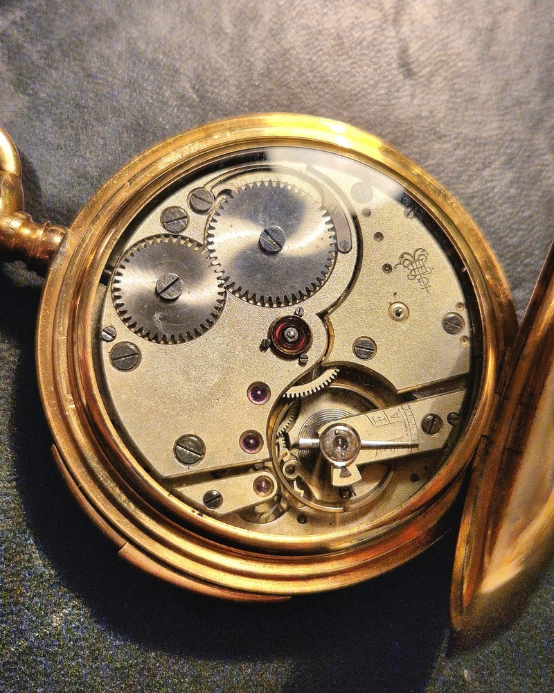 Repeater Pocket Watch 18k Gold Savonette Repeater Pocket Watch