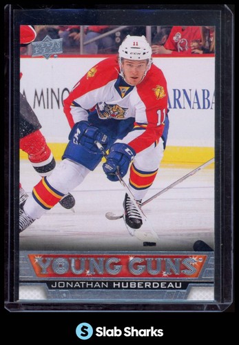 2013 UPPER DECK #222 JONATHAN HUBERDEAU YOUNG GUNS RC ROOKIE