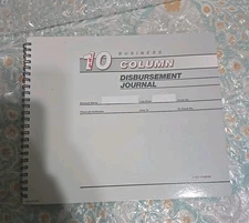 Cash Receipts Journal - 10 Column Disbursement Journal ONE JOURNAL Used Read D..