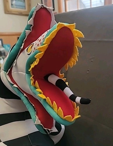 Gemmy Beetlejuice Sandworm Plush Halloween Greeter Decoration - Picture 3 of 8