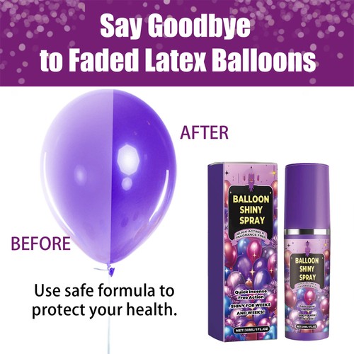 Globo Brillo Iluminador Spray Globo Alto Brillo Spray para Globos de Látex 30 ml - Imagen 11 de 12