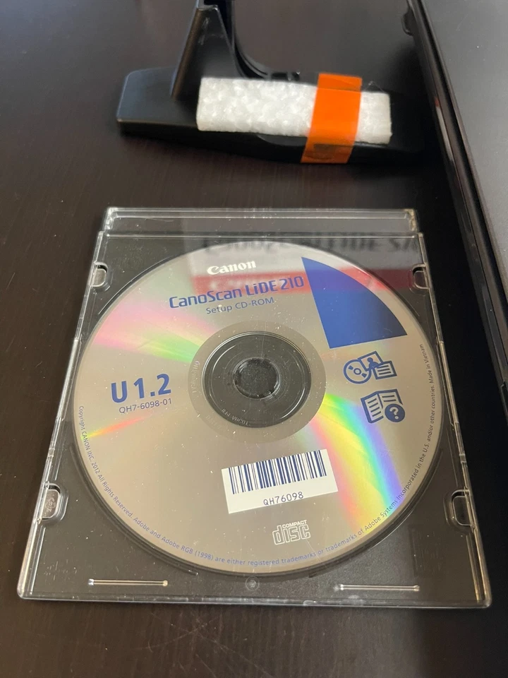 Canon CanoScan LiDE 210 Slim USB Scanner, 48-bit High-Res – Powers On, Untested - Image 4 of 4