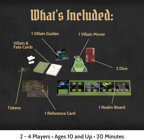 Disney Villainous Filled with Fright - Strategy Board Game - Join Oogie Boogie, - Picture 3 of 12