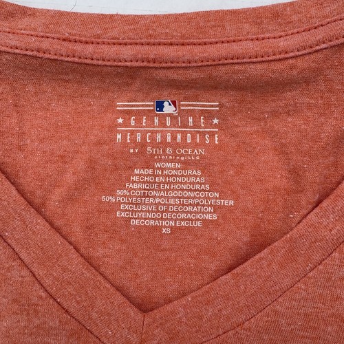 MLB Baltimore Orioles Damen orange V-Ausschnitt T-Shirt XS 2016 - Bild 7 von 10