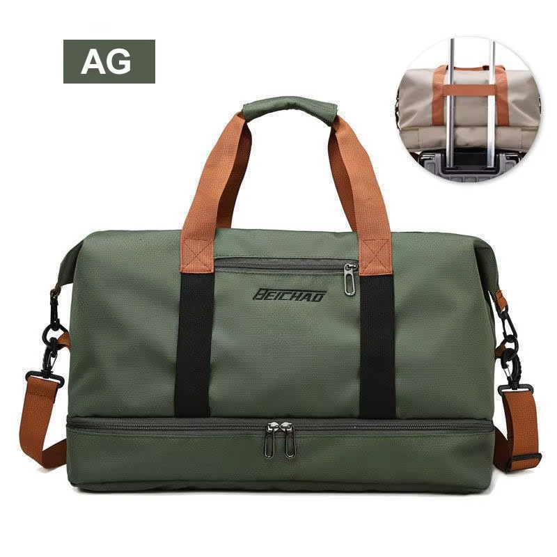Travel Gym Bag Weekender Duffle Shoulder Crossbody Carry On Luggage UK Holdall