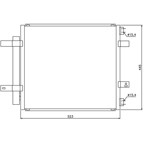 Nissens 94866 Air Conditioning Condenser/Receiver Drier Assembly - Picture 1 of 7