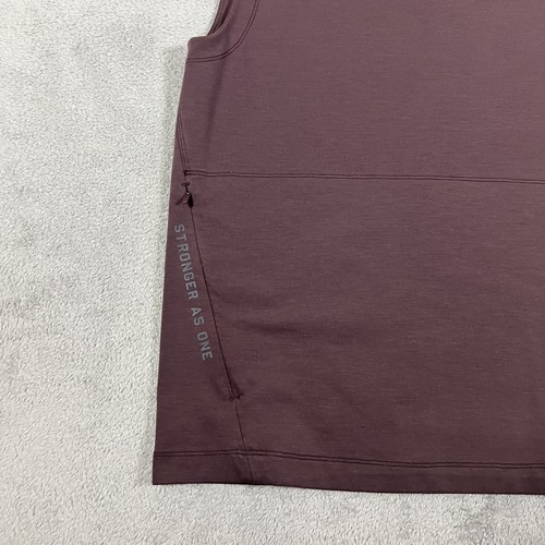 Felpa con cappuccio Lululemon Barrys uomo media rossa precoce senza maniche allenamento performance - Foto 3 di 14