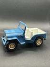Vintage TONKA Blue 6" JEEP with Fold Down Windshield Pressed Steel Incomplete