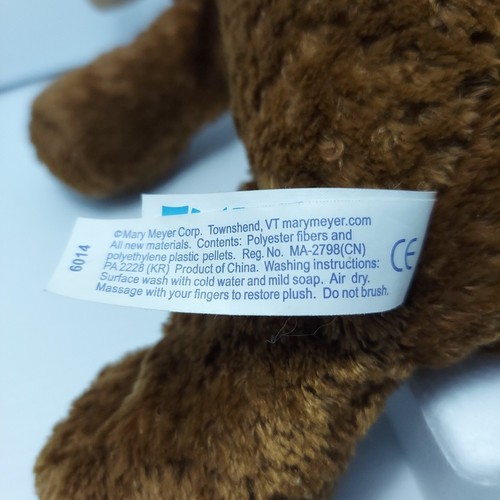 Milty Moose Plush Mary Meyer Flip Flops Relaxed Stuffed Animal 12" Vintage 1999 - Picture 6 of 10