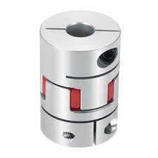 Aluminum Shaft Coupling 7mm to 12mm Spider Coupler L50mm x D35mm Connector
