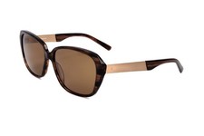 Rodenstock R3299 C BROWN STRUCTURED, GOLD 57/15/135 Women's Sunglasses