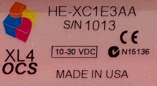 HORNER XL4 OCS HE-XC1E3AA PLC 3.5” PANTALLA TÁCTIL A COLOR INTERFAZ DE OPERADOR - Imagen 7 de 11