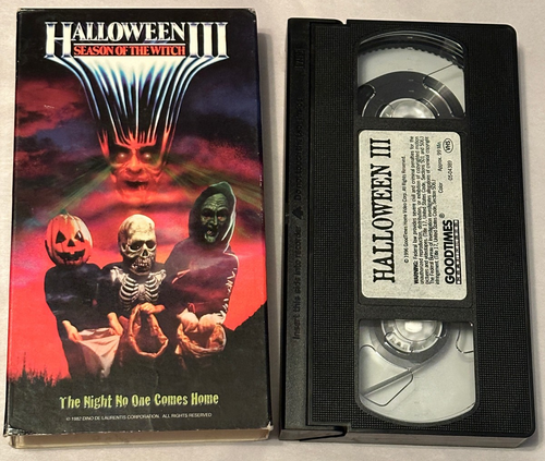 Halloween III 3 Season of the Witch VHS Horrorfilm Vintage 1996 *GETESTET*