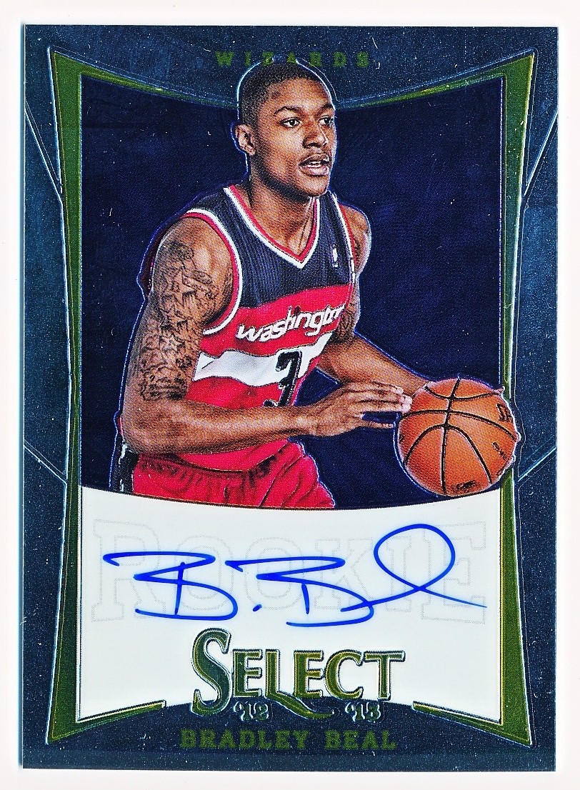 2012-13 Select Bradley Beal Auto Rc SP #156 (146/149)
