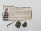 1985 G.I. Joe Flint v1 Complete Accessory Set w/ File Card Figure Crotch