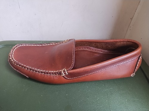 GH Bass Driving Moccasins Premium Collection Spencer Men's Sz 7 D Brown Leather - Picture 14 of 24