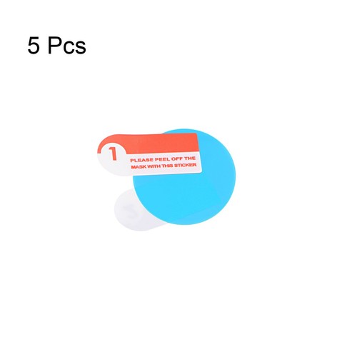 18mm Dia 0.32mm Thick Round Anti-explosion Soft PET Watch Screen Protector 5pcs - Photo 3 sur 7