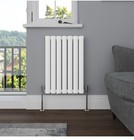 Horizontal 600x413 Oval Column Designer Radiator Central Heating Double Panel