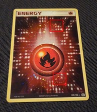 Fire Energy / Feuer Energie 102/106 Smaragd Holo (2x SWIRLS) Pokemon Tcg - LP-NM