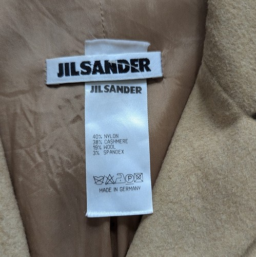 Jil Sander Women's Cashmere Wool Blend Tan Blazer EU 36 US 6 - Picture 3 of 12