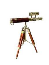 Handcrafted Brass Antique Telescope with Stand – Nautical Gift