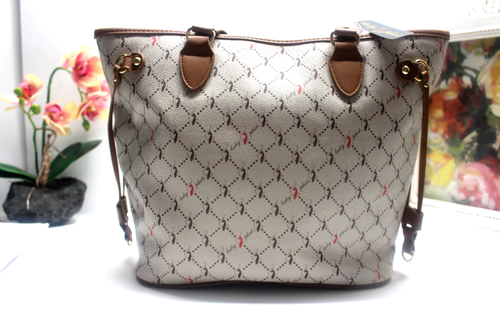 Baby Phat Large Satchel Shoulder Bag Purse Shopper Cat Embroidered Roses NWT - Picture 2 of 19