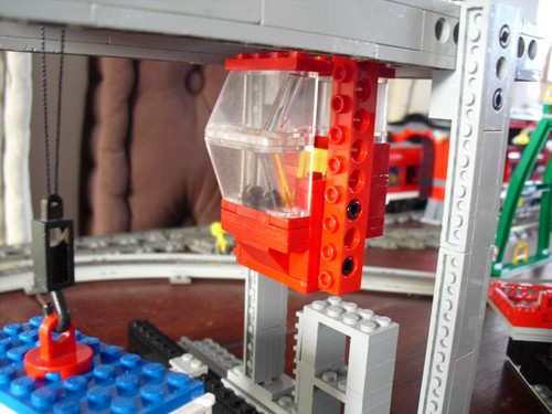 Lego Eisenbahn Trains 12V Containerverladung Verladestation Kran 7823 von 1986 - Bild 4 von 10