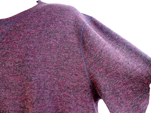 MEMBER'S MARK Herren Rundhals Pullover Sweater Gr. XL Burgund Langarm Baumwolle - Bild 8 von 15