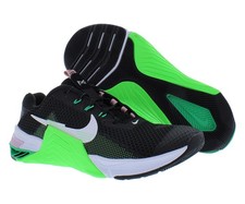 Nike Metcon 7 Womens Shoes Size 8.5, Color: Black/White/Green Strike
