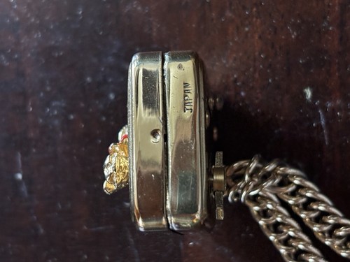 Vintage Gold Tone Music Box Charm Bracelet Poodle Dog Japan - Picture 6 of 9
