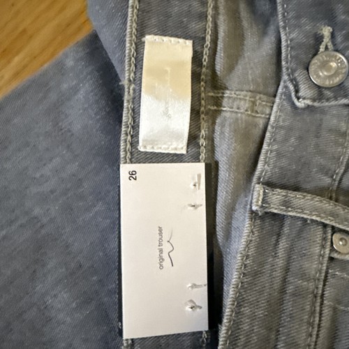 7 For All Mankind Women’s Jeans Size 26 Dojo Original Trouser Bergamot Gra - Picture 9 of 10