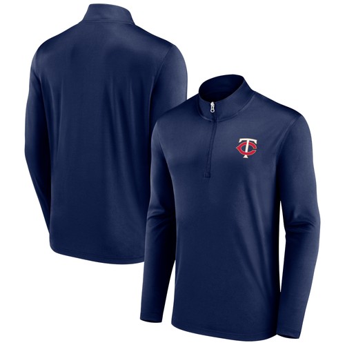 Chaqueta para hombre azul marino Minnesota Twins Underdog Mindset cuarto cremallera