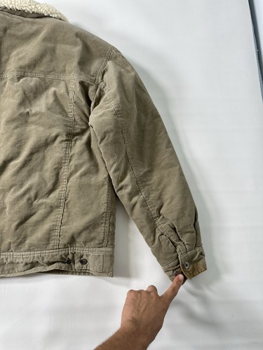 Abrigo Dickies Pana Sherpa Forrado Camionero Chaqueta Tostado Para Hombre Talla M - Imagen 13 de 19