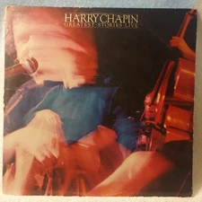 Harry Chapin/Greatest Stories Live/1976🔥2X LP Vinyl/Elektra 8E6003/Free Ship/VG