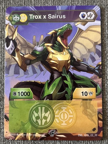 Bakugan: Armored Alliance| Aurelus 🌟Trox & Sairus | Fusion Card | 167a_CC_FF - Bild 4 von 5