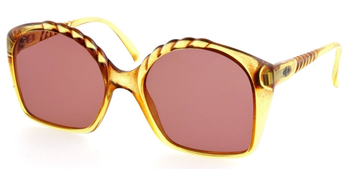 Dior Yellow Square Sunglasses for Women for sale | eBay