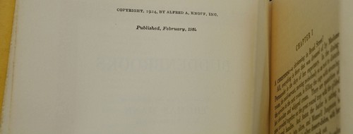 Buddenbrooks by THOMAS MANN ~ First US Edition 1st Printing in Jackets 1924 - Picture 8 of 8