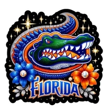 Florida Gators Sticker NCAA Football Die Cut Laminated