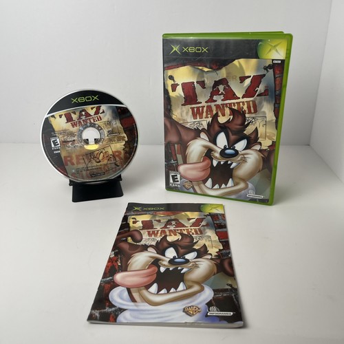 Taz: Wanted (Microsoft Xbox, 2002) CIB Completo con Manual Probado y Funcionando - Imagen 1 de 7