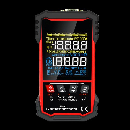 Voltage Resistance Tester Battery Resistance Detector Auto Or Manual Selection - Picture 7 of 12