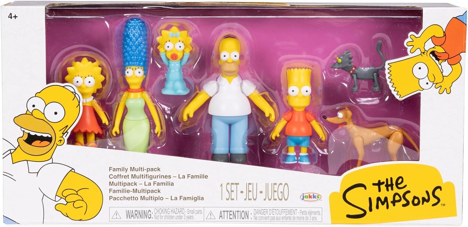 Figuras De Acción De Los Simpsons Paquete Múltiple Figuras De 2.5 Pulgadas