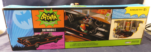 BATMAN 1966 CLASSIC TV SERIES 15” BATMOBILE MODEL CAR McFarlane DC Comics MIB - Picture 4 of 8