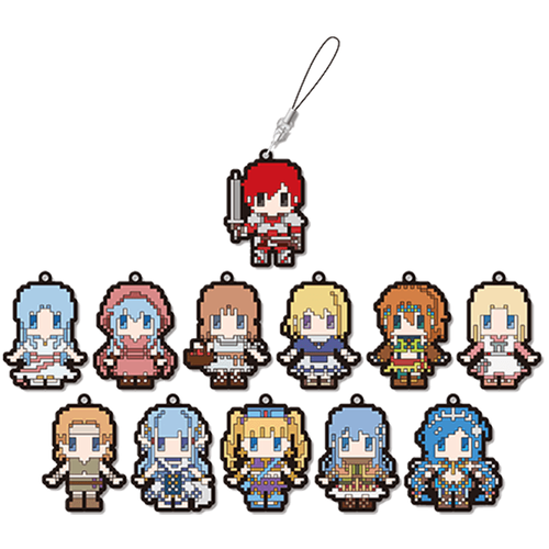 Ys Seven Ys 7 Aisha Rubber Strap Keychain Pixel Nihon Falcom Japan - Picture 4 of 4