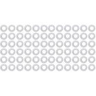 2 Pack Curtain Pole Rings Eyelet Hanging Buckle Style Hangers Hooks