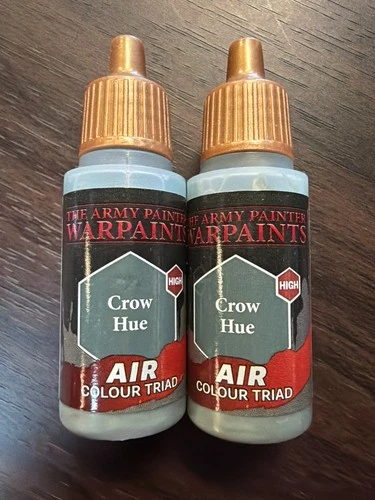 Lot of 2 Army Painter Warpaints Air “Crow Hue”