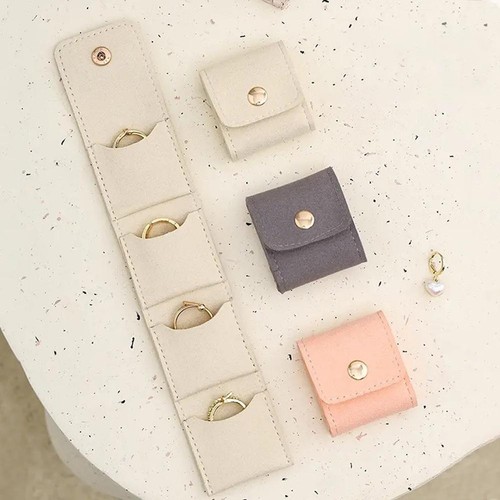 Mini Bolsa de Adornos de Viaje, Portátil Plegable Viaje Joyería Organizador Bolsa N W9D9 - Imagen 10 de 19