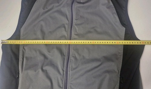 Men's FJ FootJoy Black & Grey Full Zip Golf Vest - Size XL - Picture 5 of 6