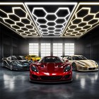 Hexagon LED Garage Light 6500K 4500K 3000K WiFi Smart Switch 548W 65760 #R014