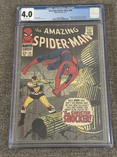 Amazing Spider-Man #46 CGC 4.0 1st Appearance Shocker Origin Romita Spidey Key