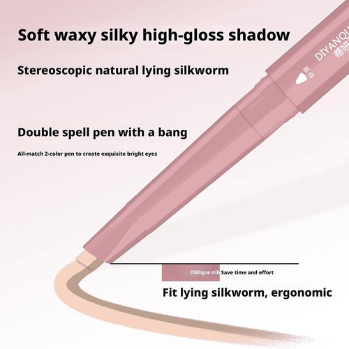 Double-headed Lying Silkworm Pen to Shadow, Highlight and Brighten in One D1 N9- - Picture 10 of 16